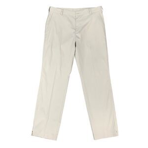 Nike Golf Pants Mens 34 Beige Dri Fit Tech Flat Front Quick Dry Performance